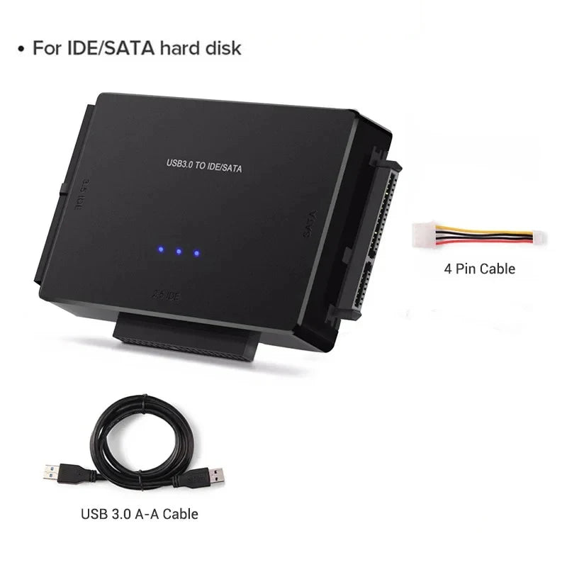 Adapter USB 3.0 do dysków SATA i IDE