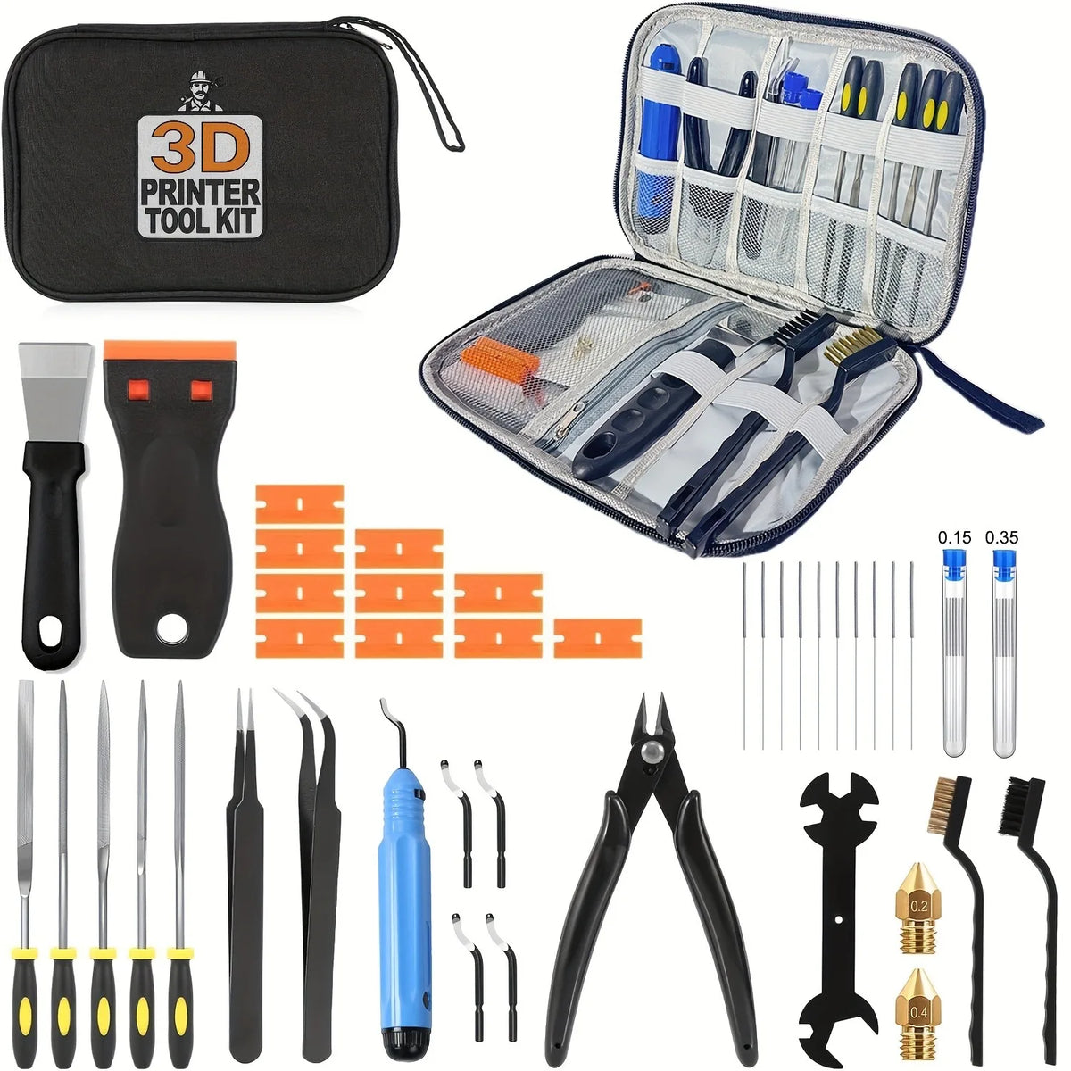 kit d’outils d’entretien et de finition d’impression 3D