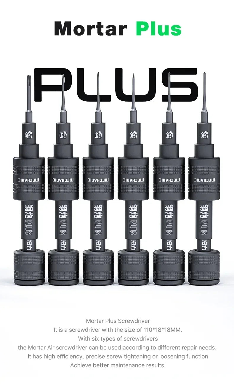 Precision Manual Screwdriver - Tip Options