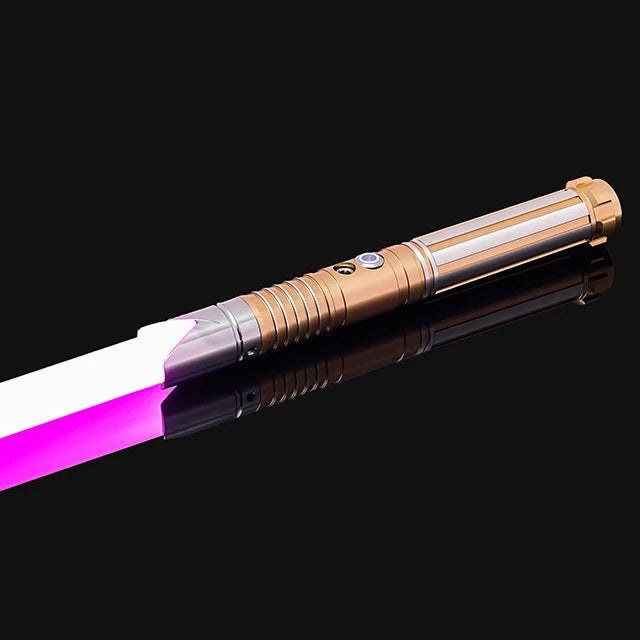 Sabre laser en métal RGB rechargeable avec effets sonores