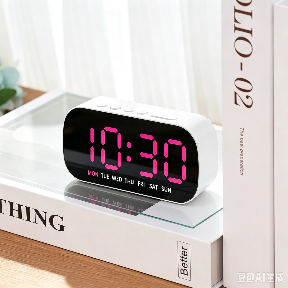 USB Digital Alarm Clock with Dual Alarms
