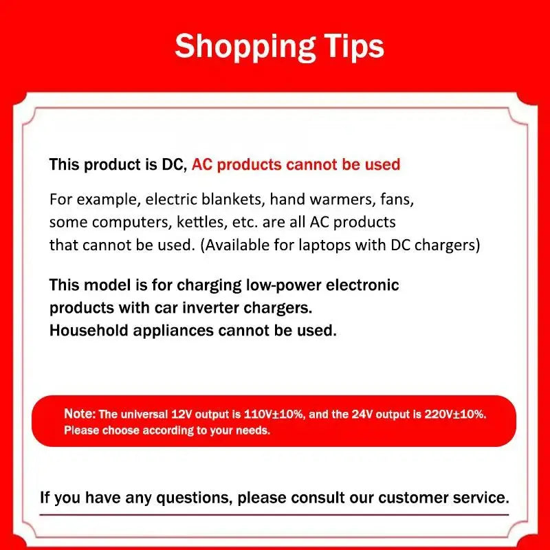 Автомобилен инвертор 12V/24V към 110V/220V с LED дисплей