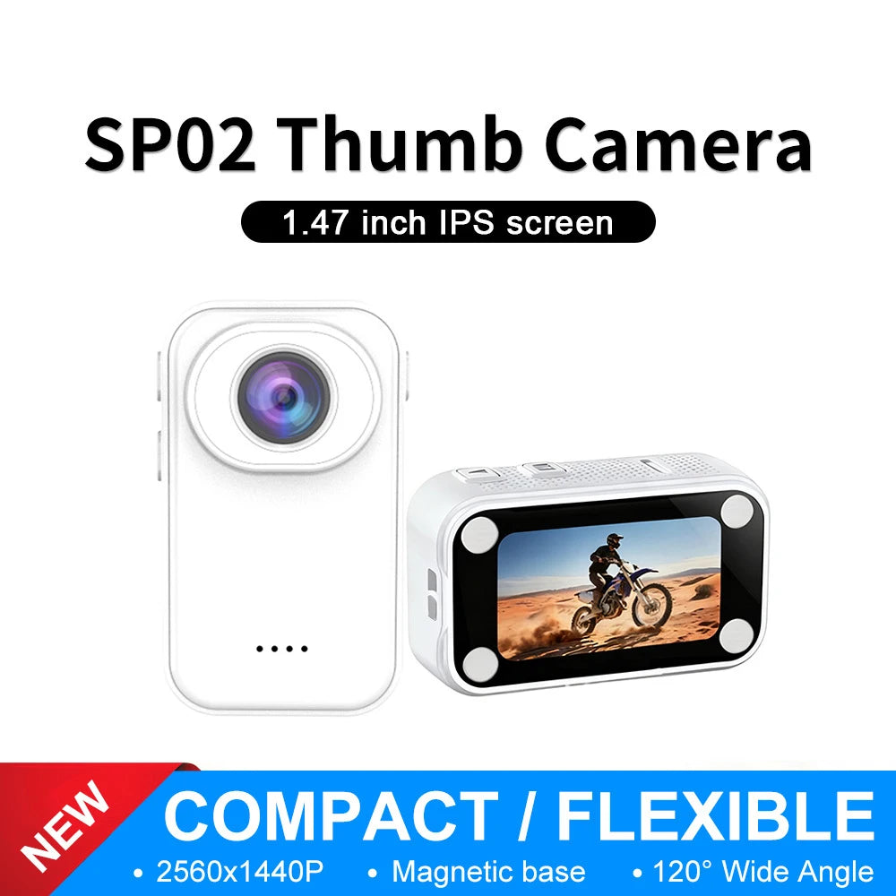Mini 1080P HD Thumb Action Camera with MicroSD Support