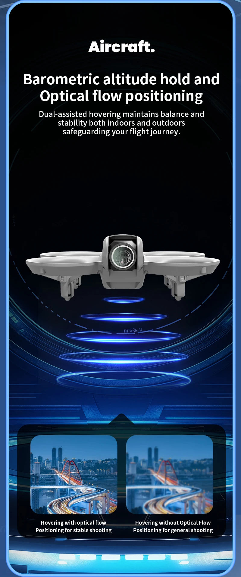 WiFi FPV ve 4K Kameralı H135 Mini Drone