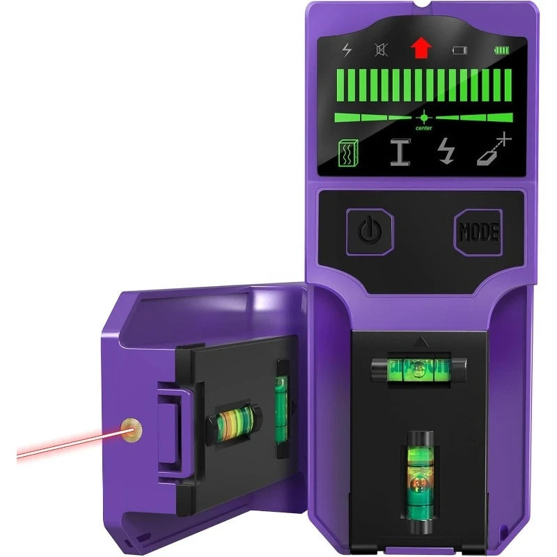 Wall Scanner with Cross-Line Laser Level