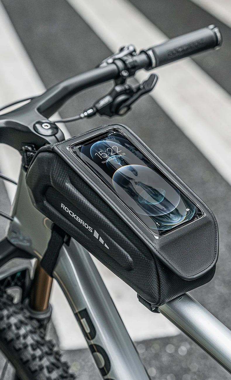 1.7L Waterproof Bike Frame Bag with Touchscreen