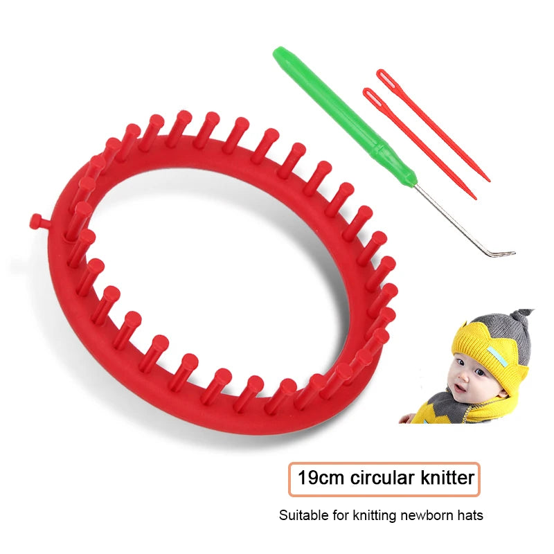 Knitting Loom with Hook – Size Options
