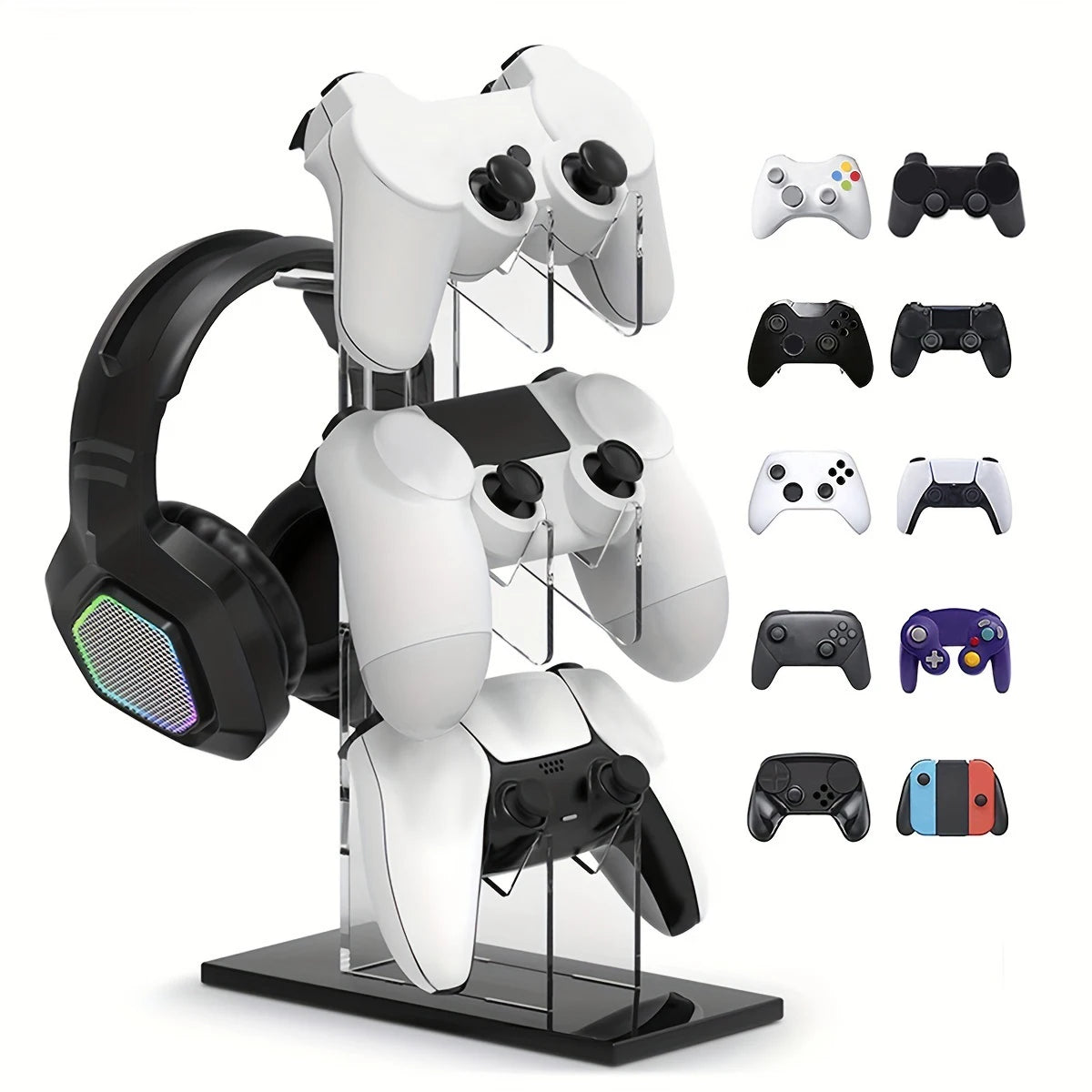 Three-Tier Controller and Headphone Stand