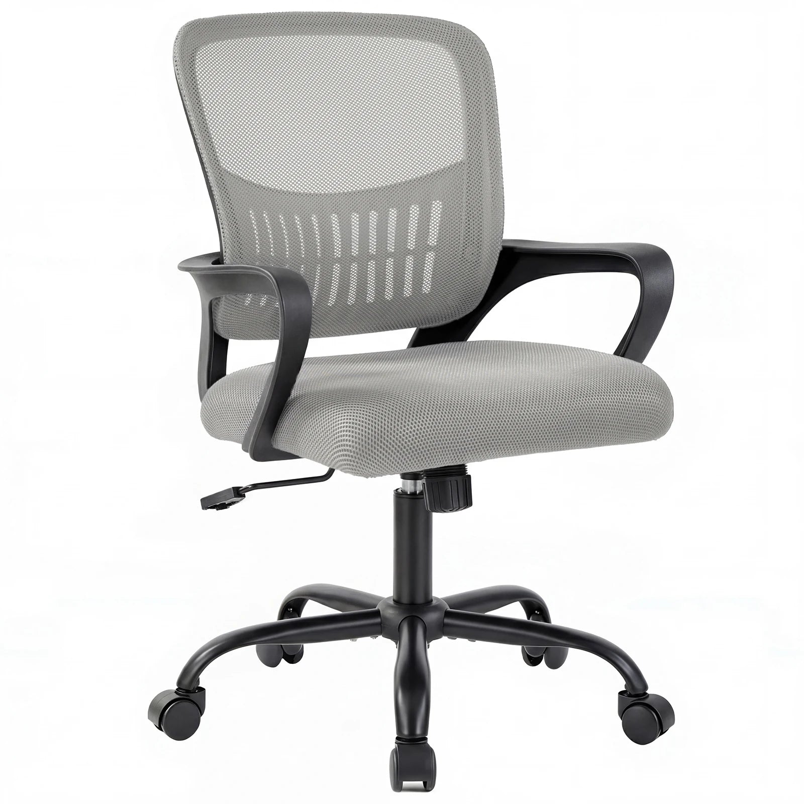 Ergonomická kancelářská židle z prodyšné síťoviny s bederní opěrkou a nastavitelnou výškou