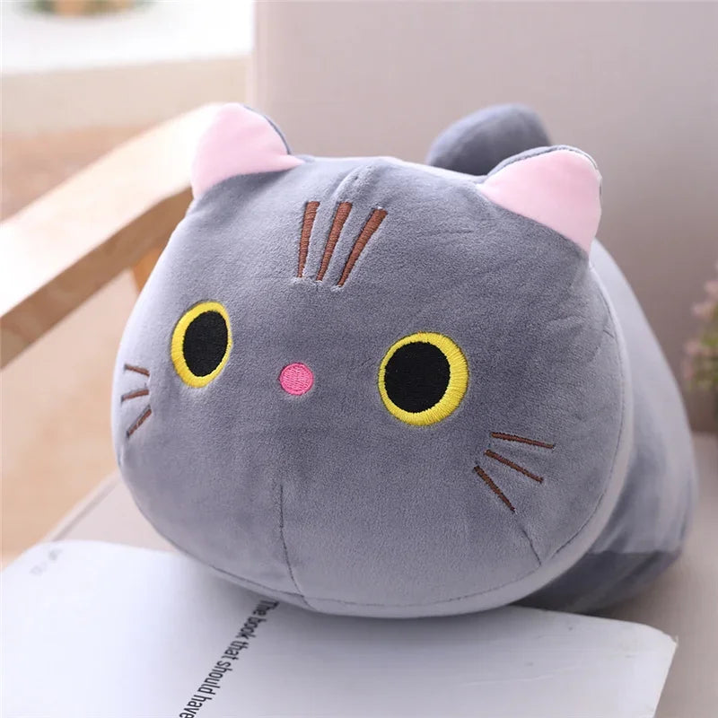 20cm Cute Soft Cat Plush Pillow Sofa Cushion
