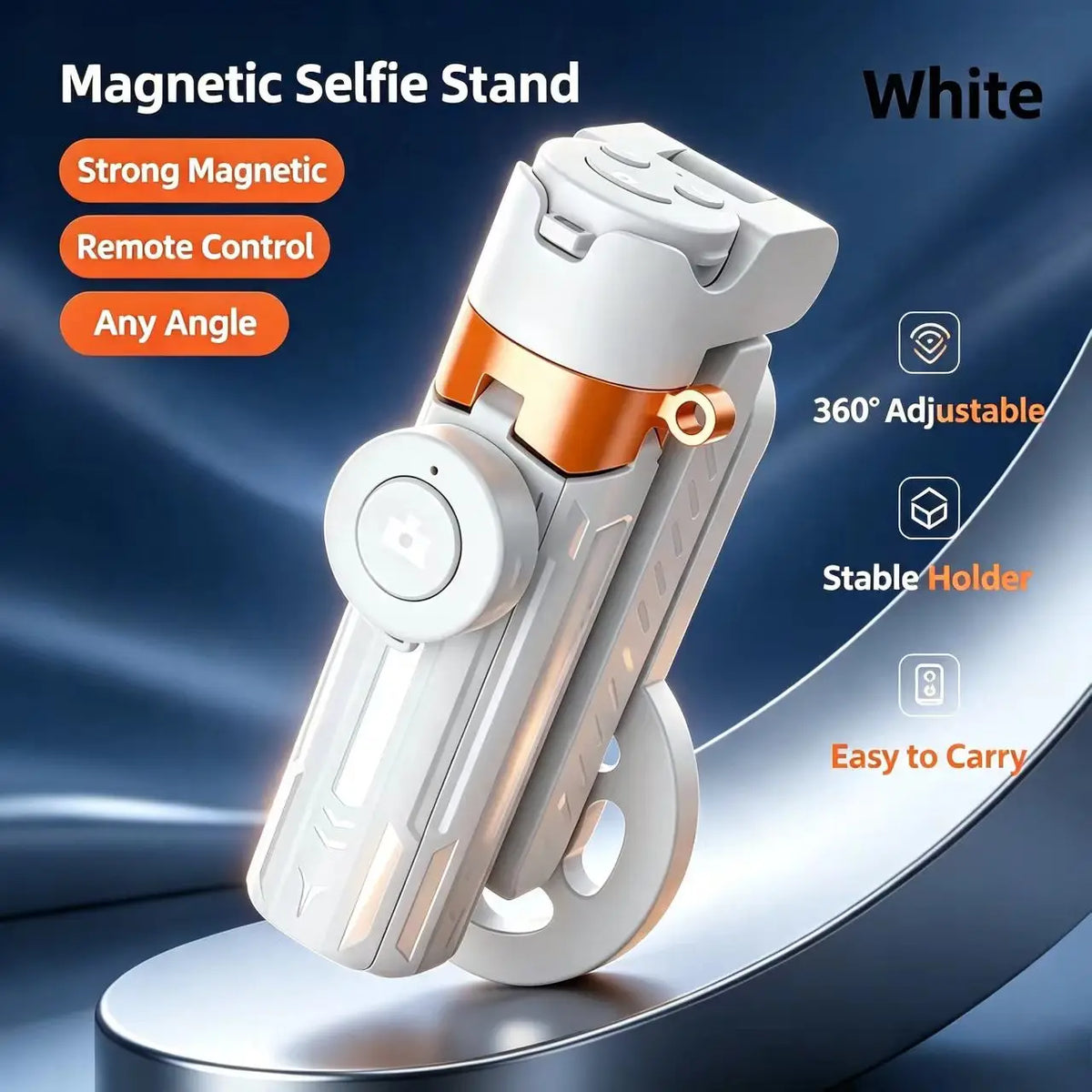 Phone Selfie Stick and Tripod with Bluetooth Remote