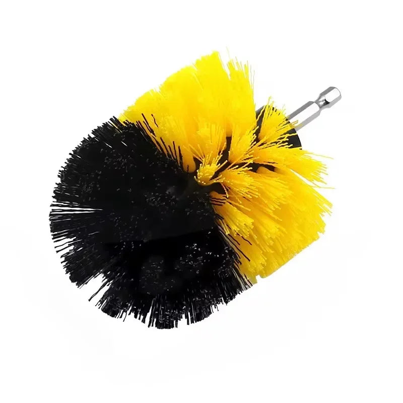 Electric Scrubber Brush Drill Brush Kit Power Drills Scrubber Brush For Carpet Glass Car Tires Nylon Brushes 2/3.5/4'' 
