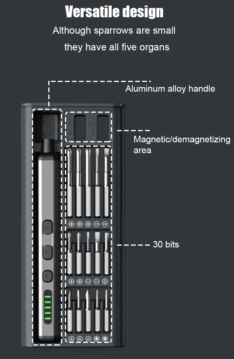 Rechargeable Precision Electric Screwdriver Set