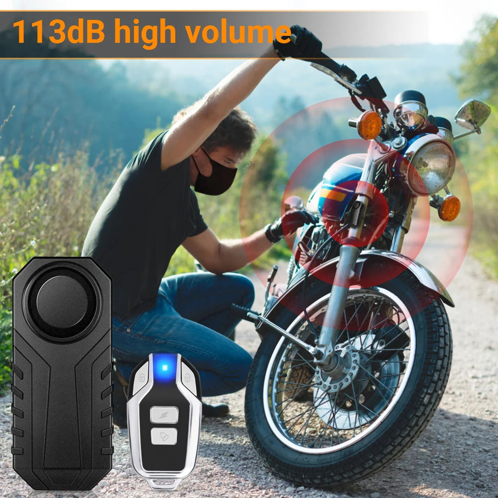 Wireless Bike Alarm - Remote and Two-Way Options