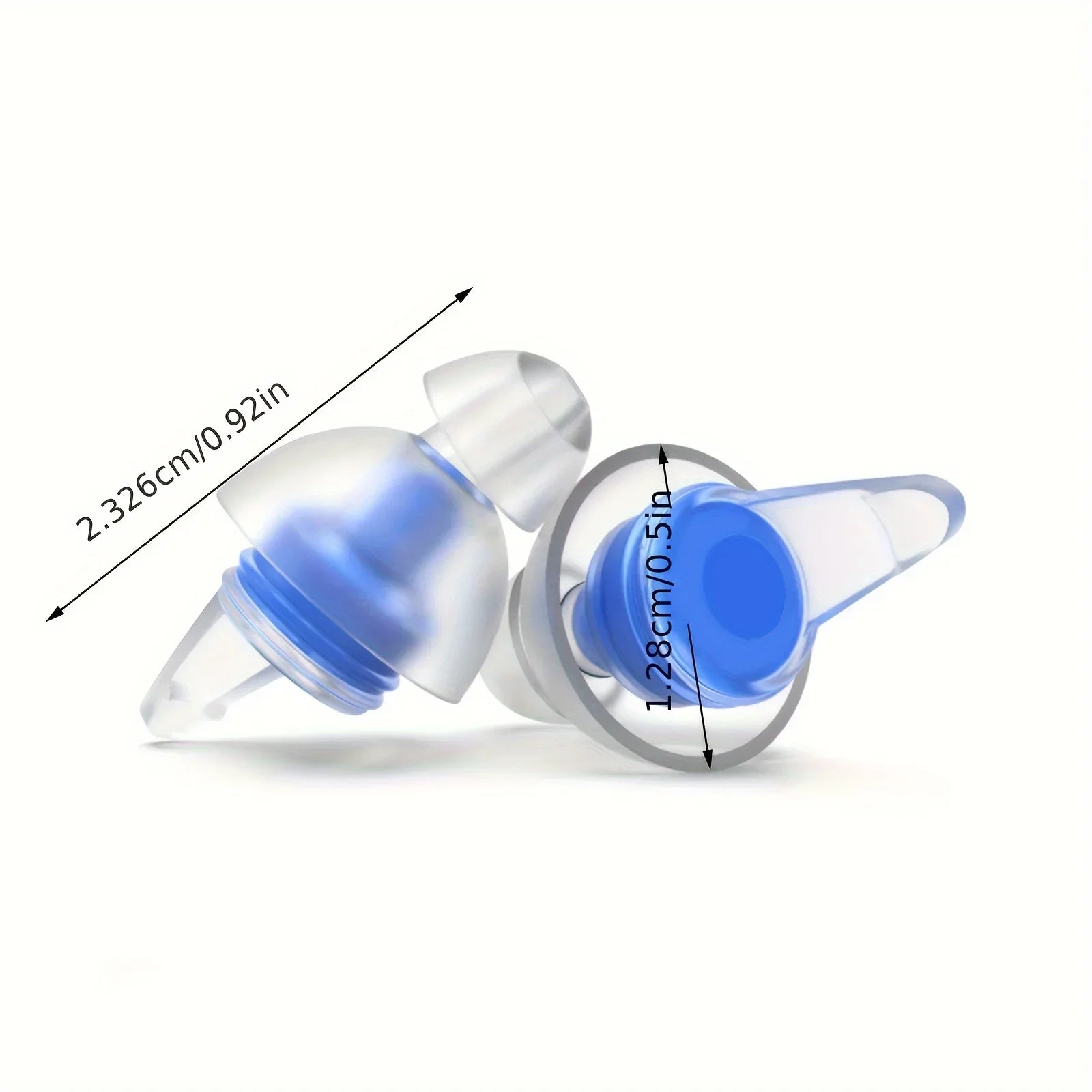 HUAK High Fidelity Silicone Ear Plugs for Noise Cancelling Washable Reusable Musicians Motorcycles Sleeping Work, Study, Swim 