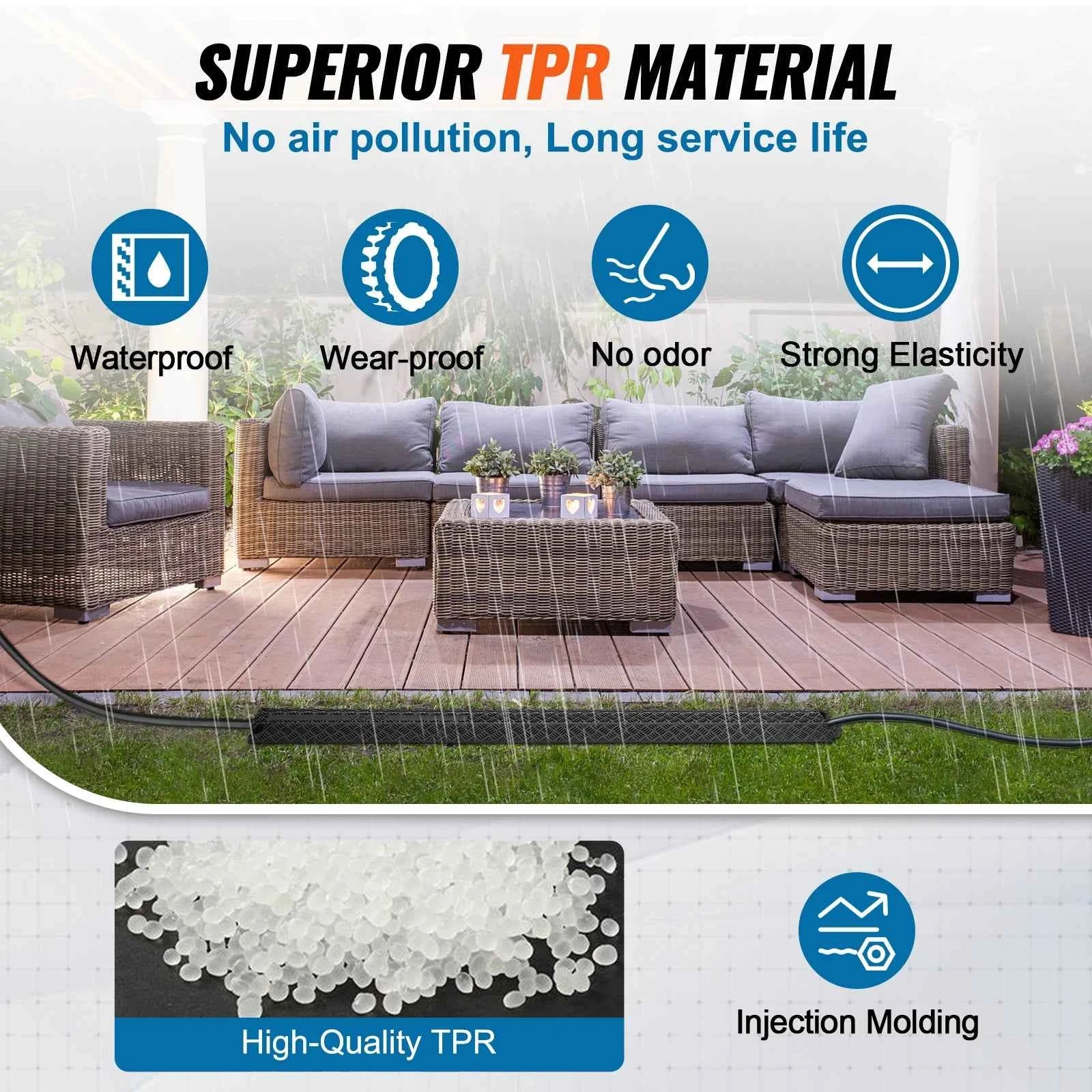 Heavy-Duty Drop-Over Cable Protector Ramp