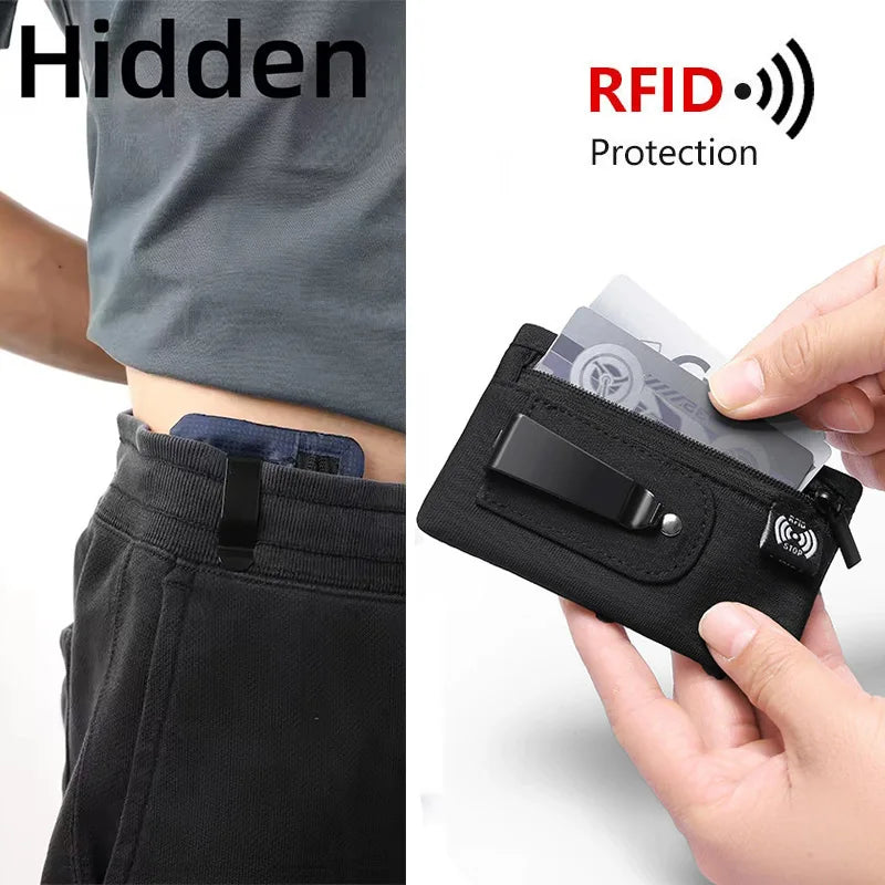 Verborgen Clip-On Reisgeld Tas