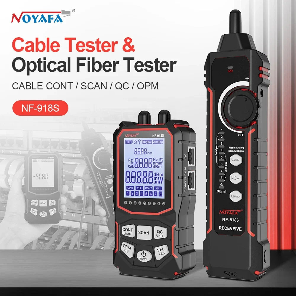 NF-918S Network Cable and Optical Power Tester
