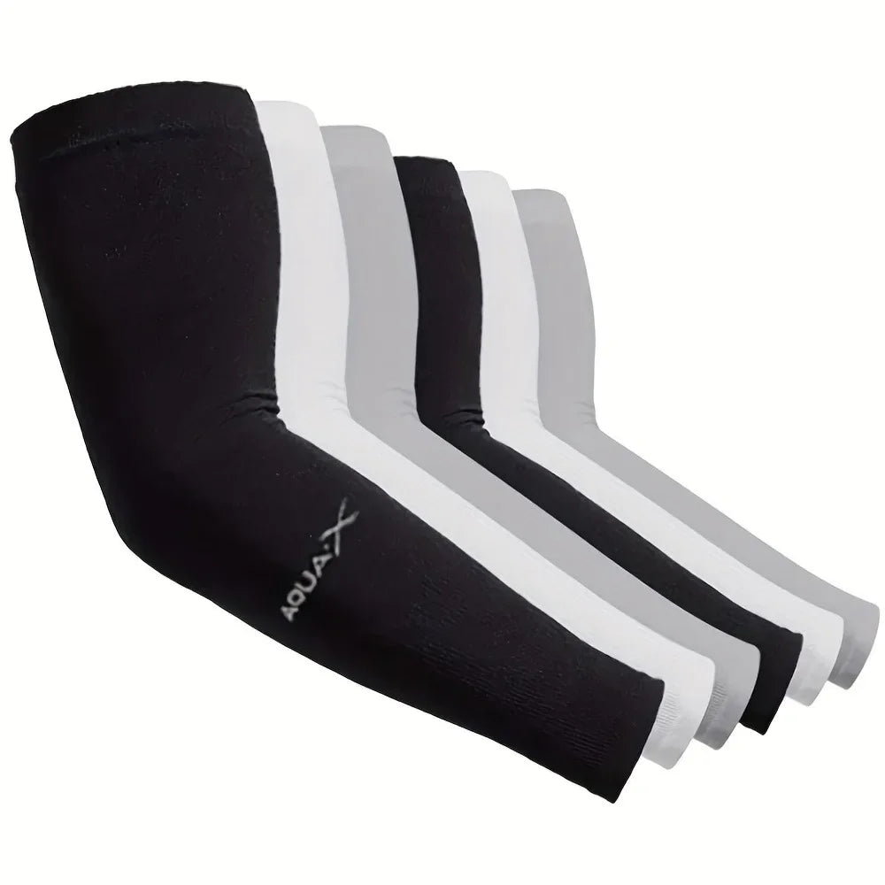 3 Pair of Breathable Sun Protection Sleeves - Breathable & UV Protective Gear for Sports, Driving, & Outdoor Adventures 