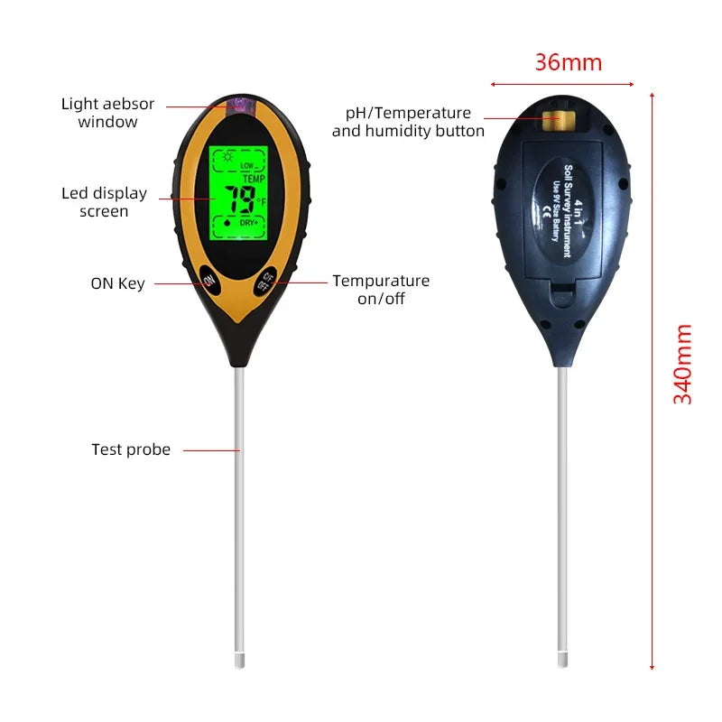 Fire-i-en digital jordtester