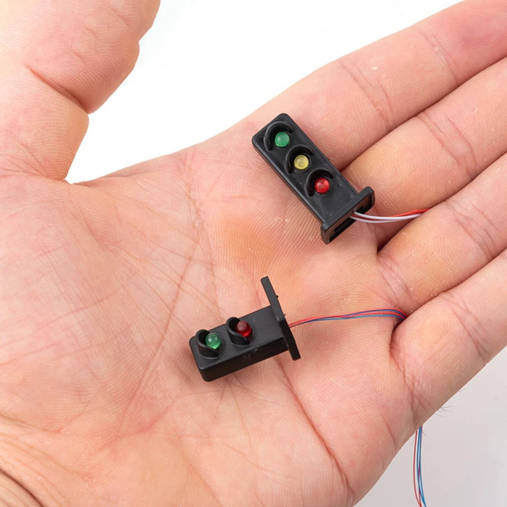 5-Piece HO 1:87 Model Railway LED Signal Set