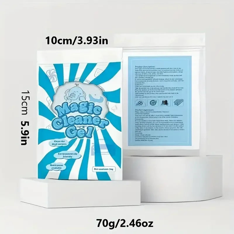 70g Car Cleaning Gel Slime Magic Mud Automobile Air Vent Computer Keyboard Dirt Dust Remover Gel Car Wash Interior Cleaning Tool 