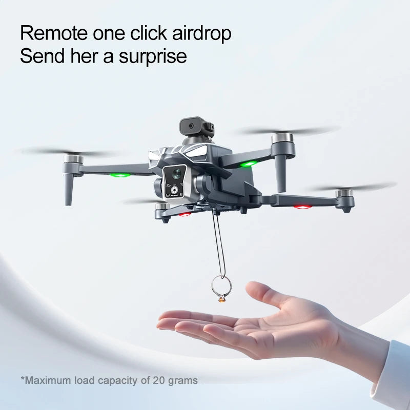 Skládací kamerový dron K18 MAX s ovladačem obrazovky