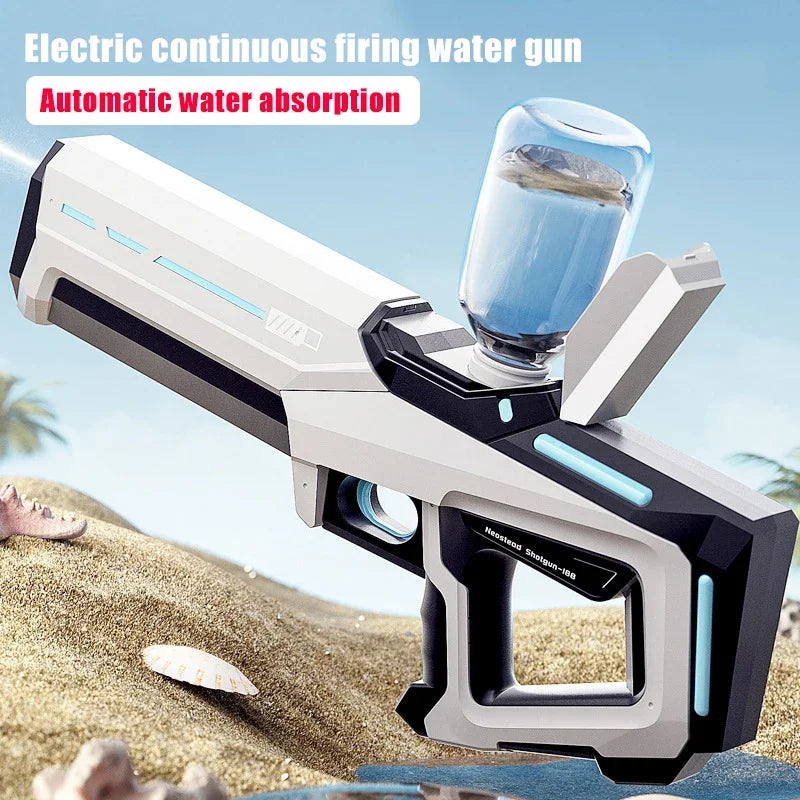 Electric Water Guns For Adults Powerful Squirt Automatic Water Suction Water Blasters Summer Outdoor Beach Toy For boys Kid Gift 
