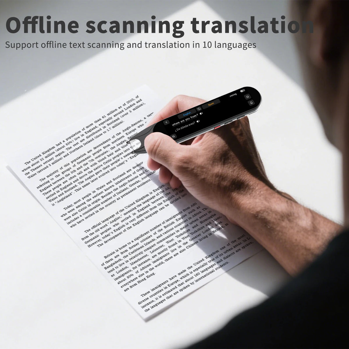 S60 Scanning and Voice Translation Pen