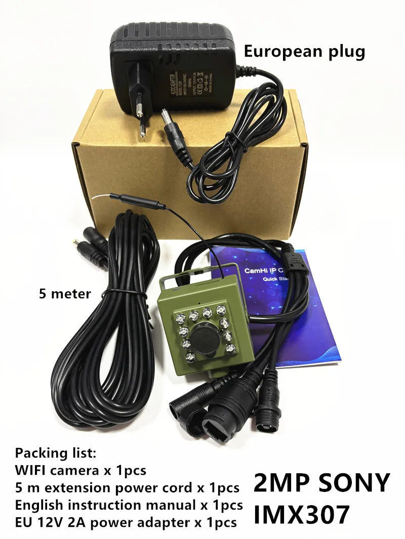 WiFi Bird Nest Camera with Motion Detection and Night Vision
