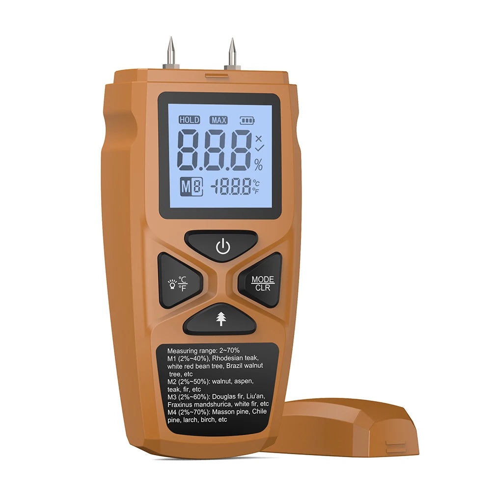 Digital Wood Moisture Meter with Material Modes