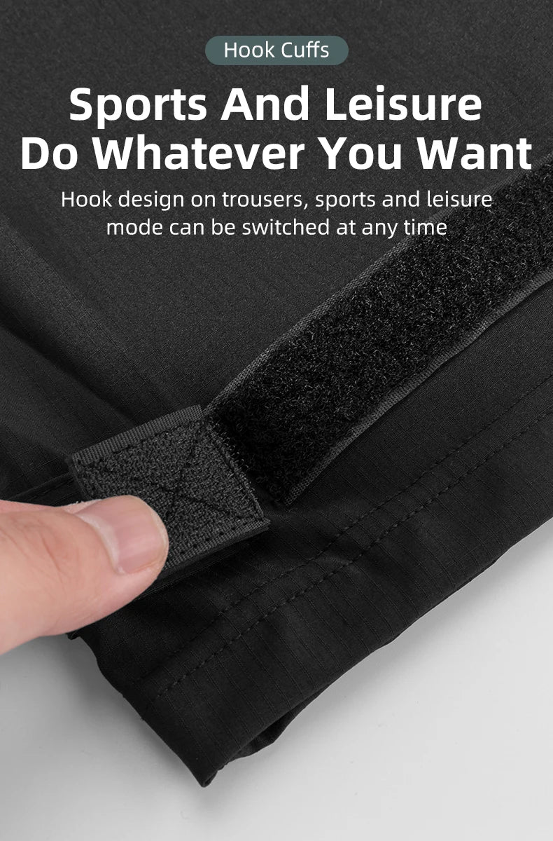 Men’s Cycling Pants with Elastic Waist and Stretch Fit