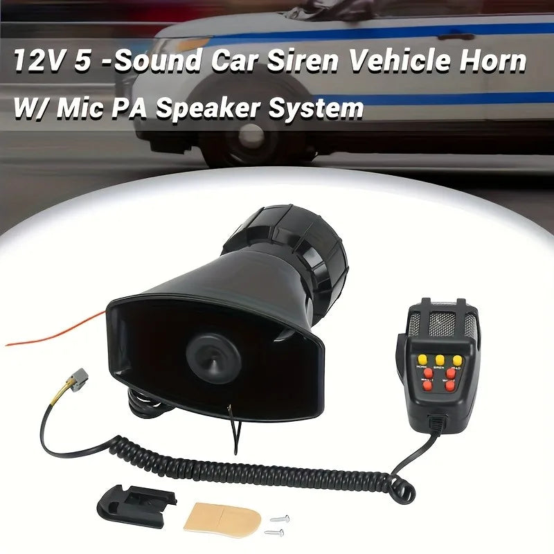 12V Car Alarm with Microphone