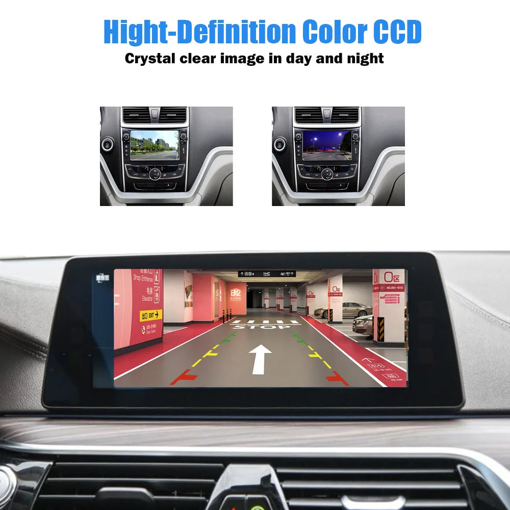 Waterproof Car Rear View Camera 12V Wide Angle Night Vision Reverse Parking CCD LED Backup Monitor Universal 