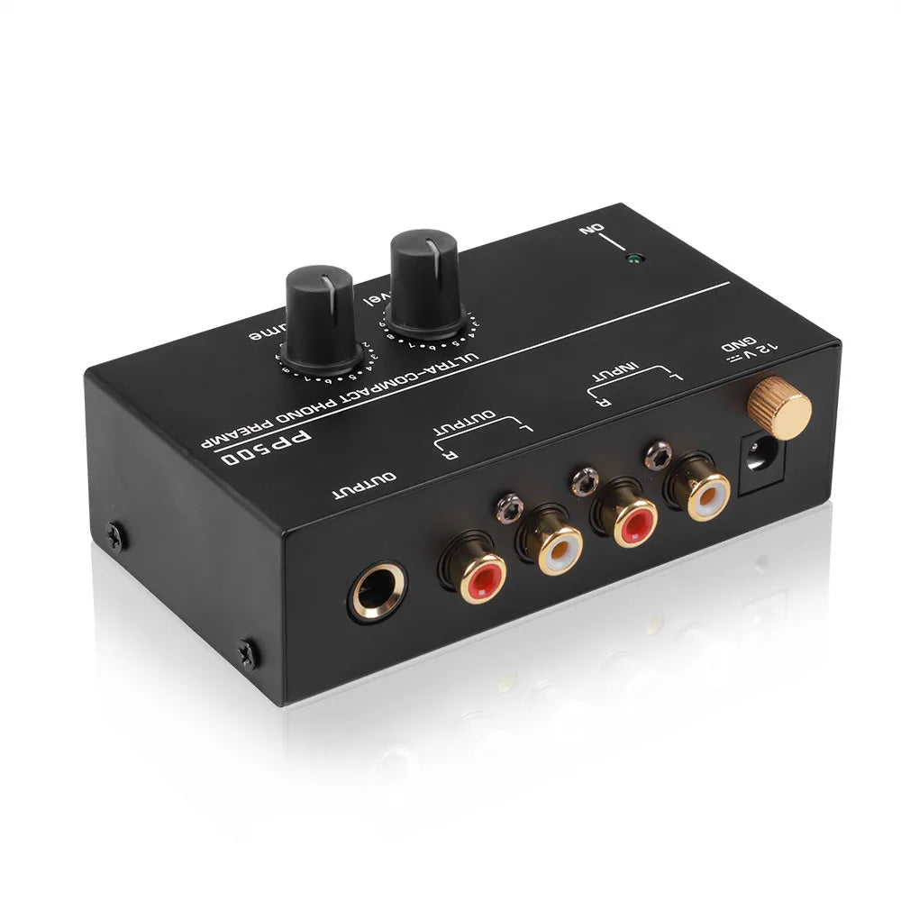 PP500 Phono Preamplifier with Level and Volume Controls