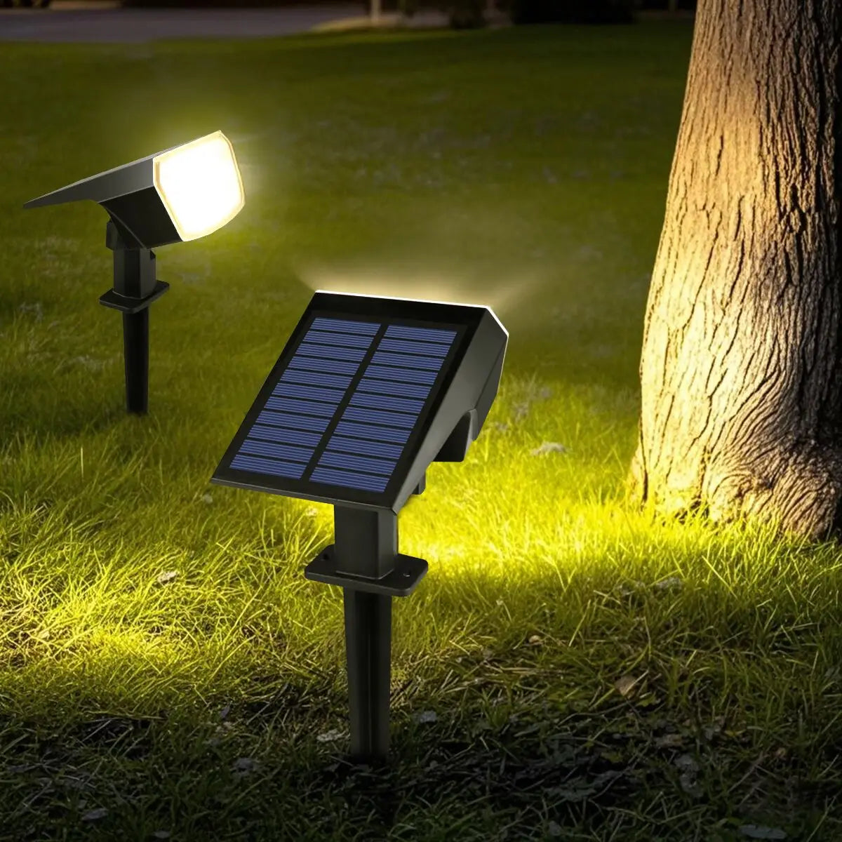 Solar Garden Spotlight with Three Brightness Modes