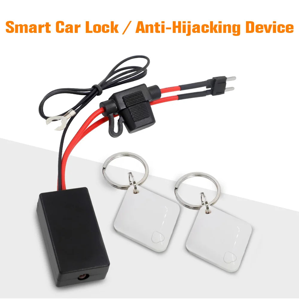 12V RFID Car Immobilizer Engine Lock Anti-Theft System