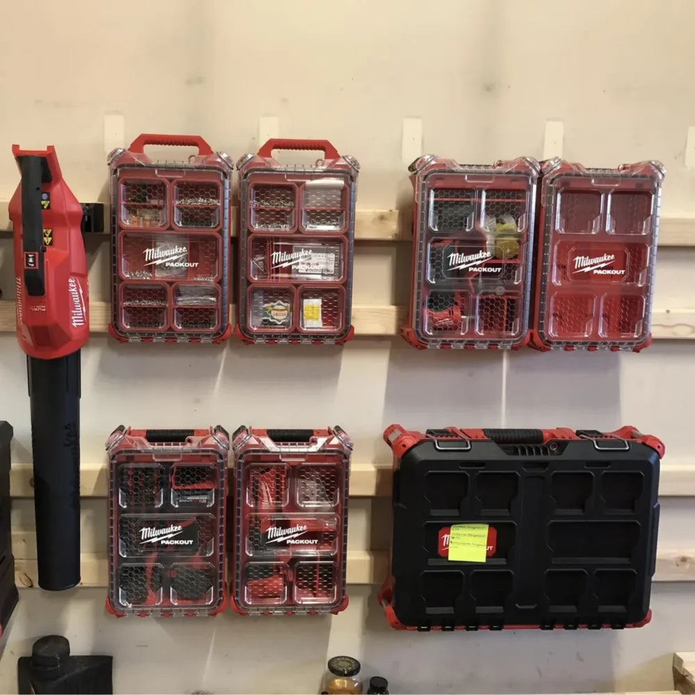Taquets de fixation murale pour organiseurs Milwaukee PACKOUT