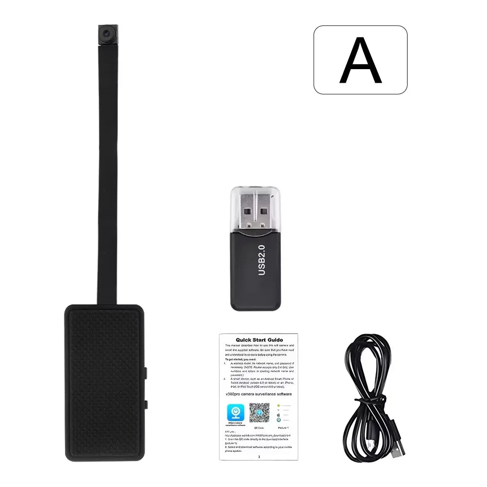 1080P WiFi Mini Camera with Remote Viewing & Motion Detection