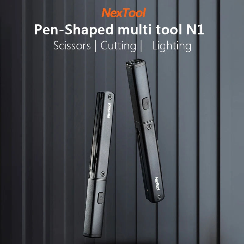 N1 Pocket Knife, Scissors and Rechargeable Light