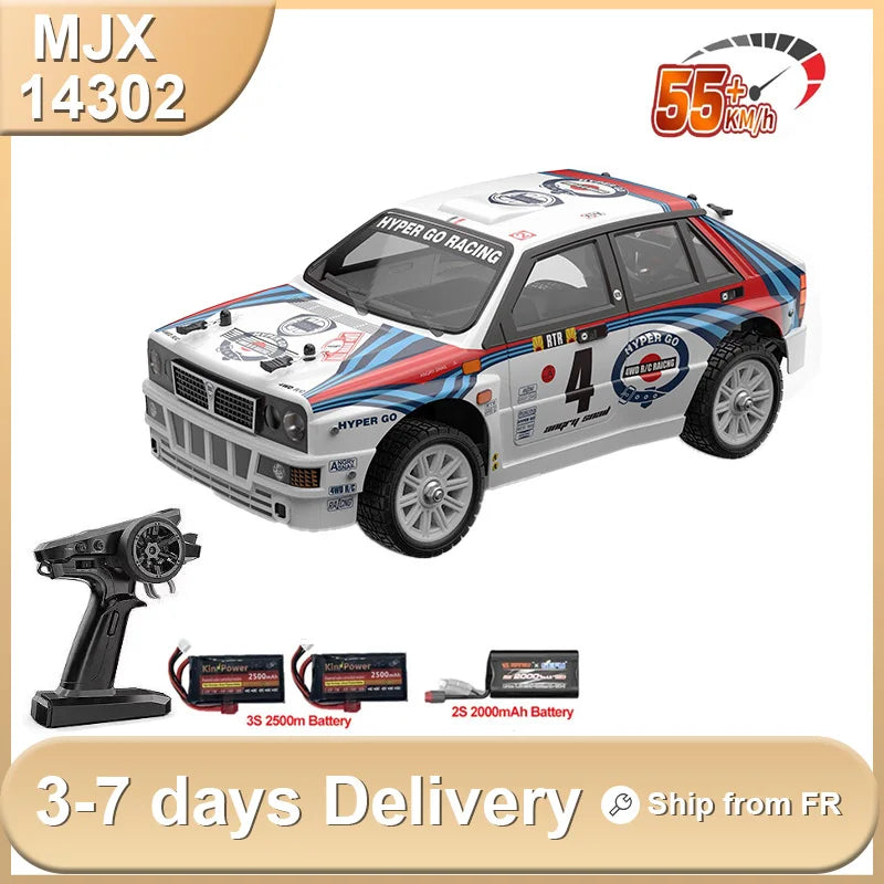 MJX Hyper Go 1/14 Brushless 4WD RC Car 55km/h High-Speed