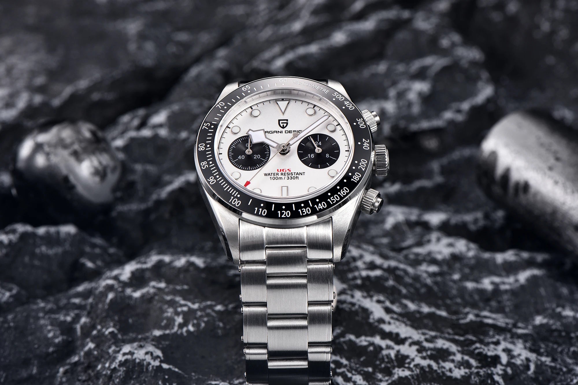 Pagani Design BB Panda Chronograph Men's Watch 100M Waterproof