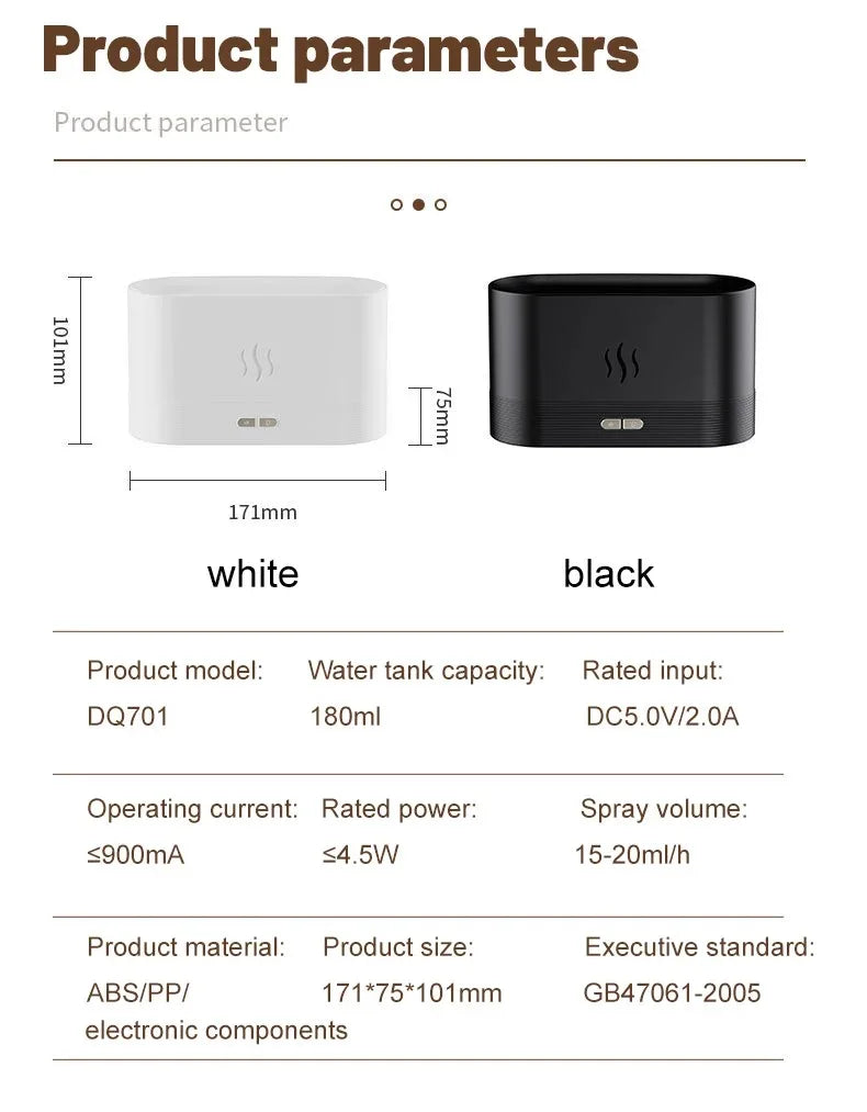 Mini-kamera Full HD 1080P WiFi-kamera Mistfuktare Sidoläge Hemövervakning IR-night-View DVR Monitor Video- och rörelsedetektion