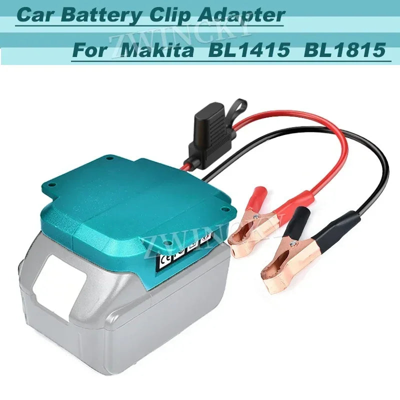 Batteriadapter med klämmor för Makita 18 V-batteripack