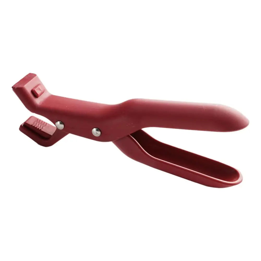 Pinça multifunções para segurar tigelas e evitar queimaduras, cor sólida, utensílio doméstico de silicone para cozinha, antiescaldão 2