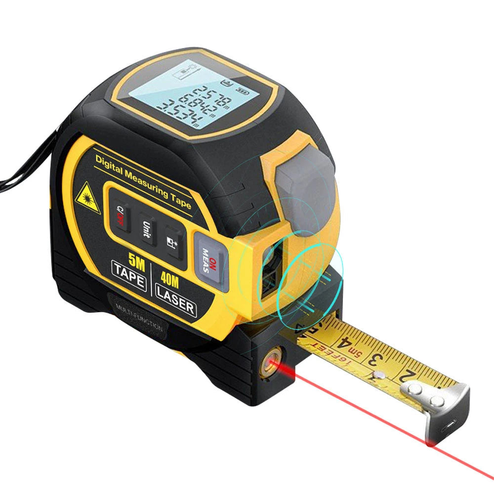 3In1 Laser Rangefinder Laser 40M / 60M Distance Meter Measuring Laser Tape Measure Digital Laser Rangefinder Scale Distance Area 