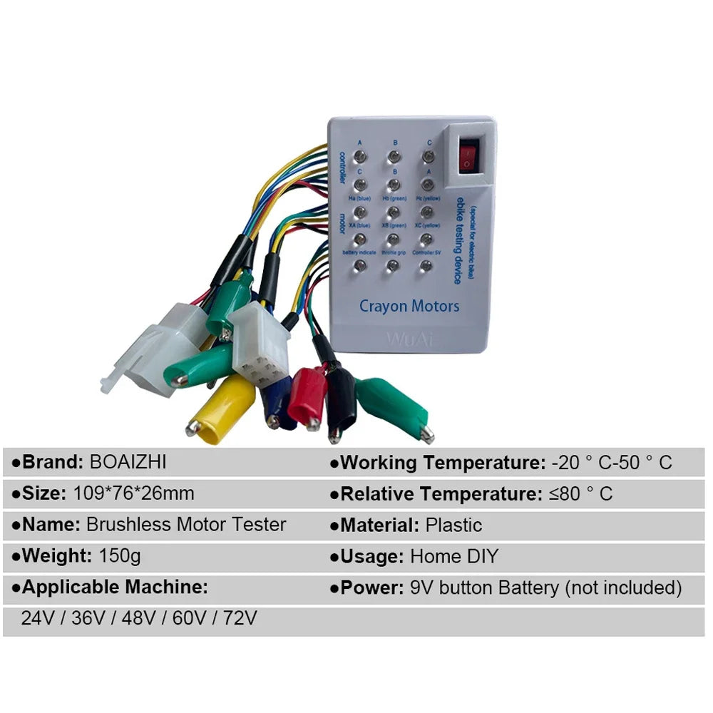 Brushless Motor and Controller Diagnostic Tester