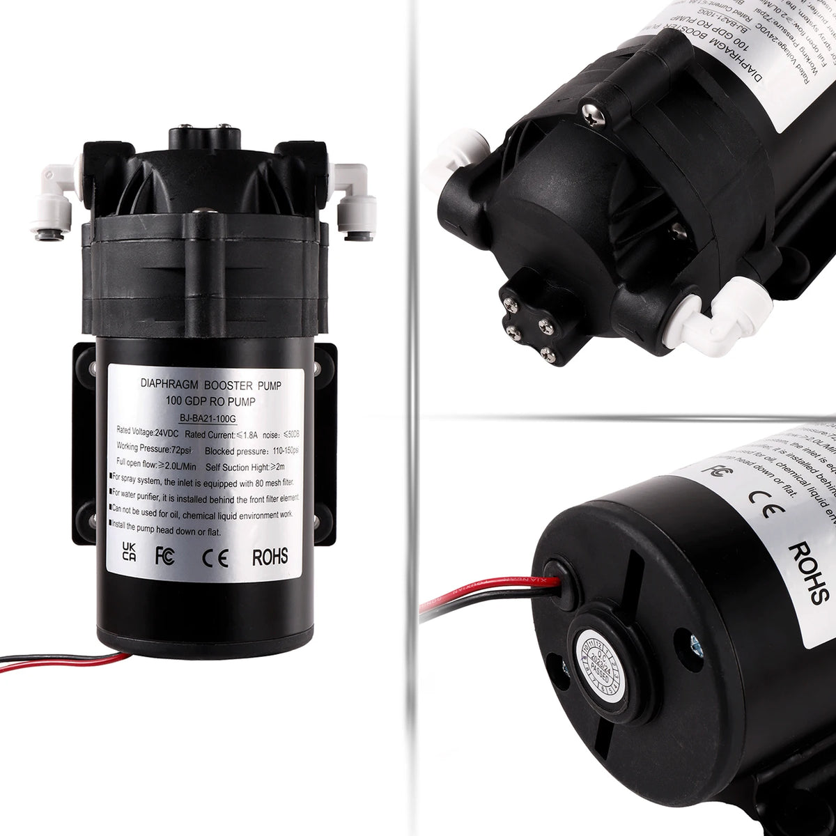 24 V Water Booster Pump or Power Adapter Option