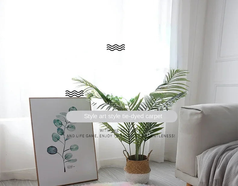 Super Soft Plush Round Rug Mat Fluffy White Carpets For Living Room Home Decor Bedroom Kid Room Decoration Salon Thick Pile Rug 