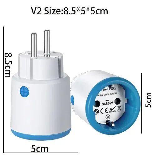 EU Zigbee Smart Plug with Energy Monitoring